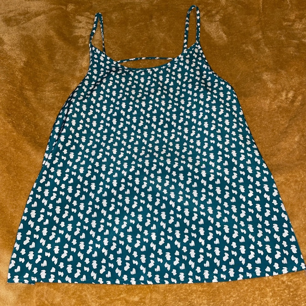Vintage Green Spotted Tank